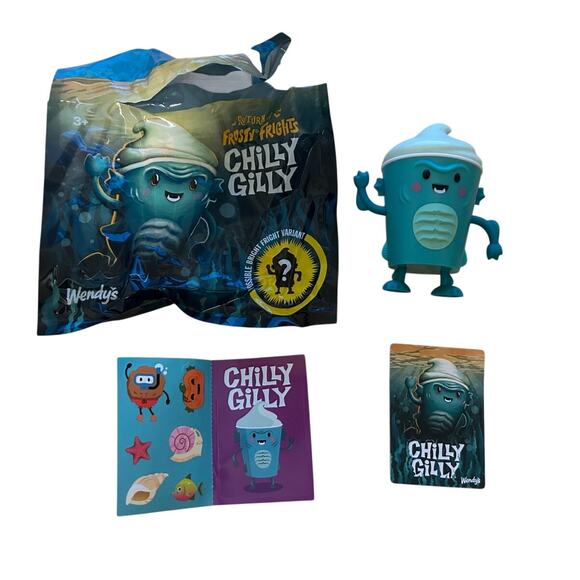 Wendy's Frosty Frights Chilly Gilly Figure with Original Packaging - Picture 1 of 3